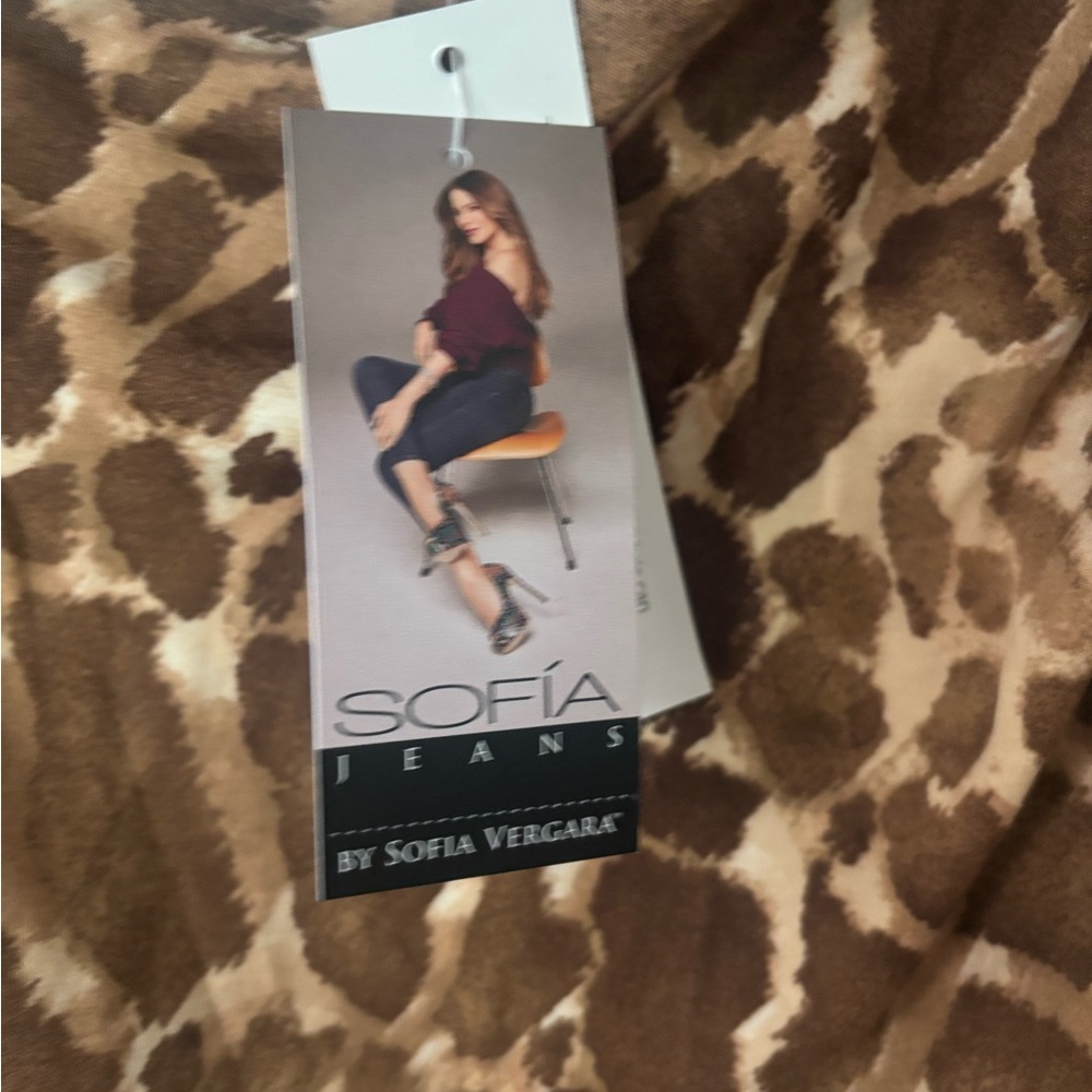 Sofia Jeans Animal Print Fabric Dress - Picture 2 of 5